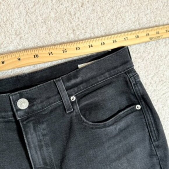 AYR Womens Wide Leg Comfort Stretch Jeans Secret Sauce Black Size 32S Boho Comfy - Picture 6 of 10